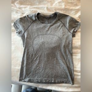 Gray Lululemon Swiftly Tech short sleeve 2.0 *Race Length